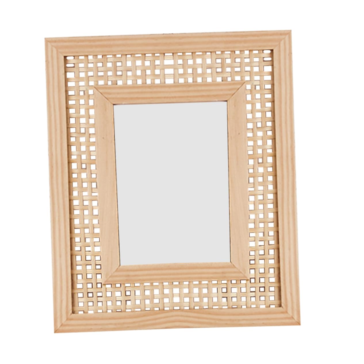 Cornice Per Foto in Rattan Cornice Per Foto Da Parete Decorazione Boho Casa