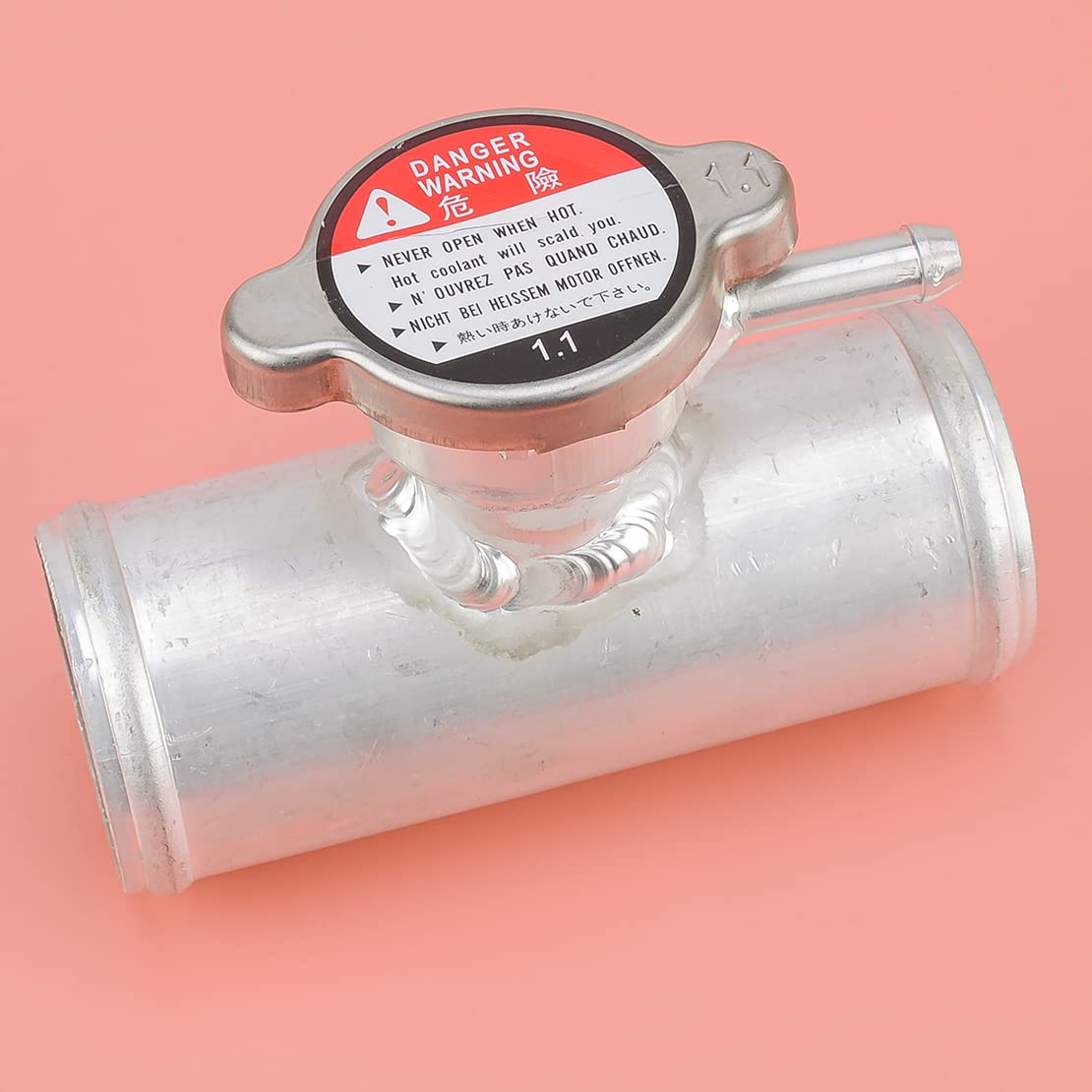 1 3/4 Inch Hose Connector 45MM Universal Aluminum In Line Radiator Hose ...
