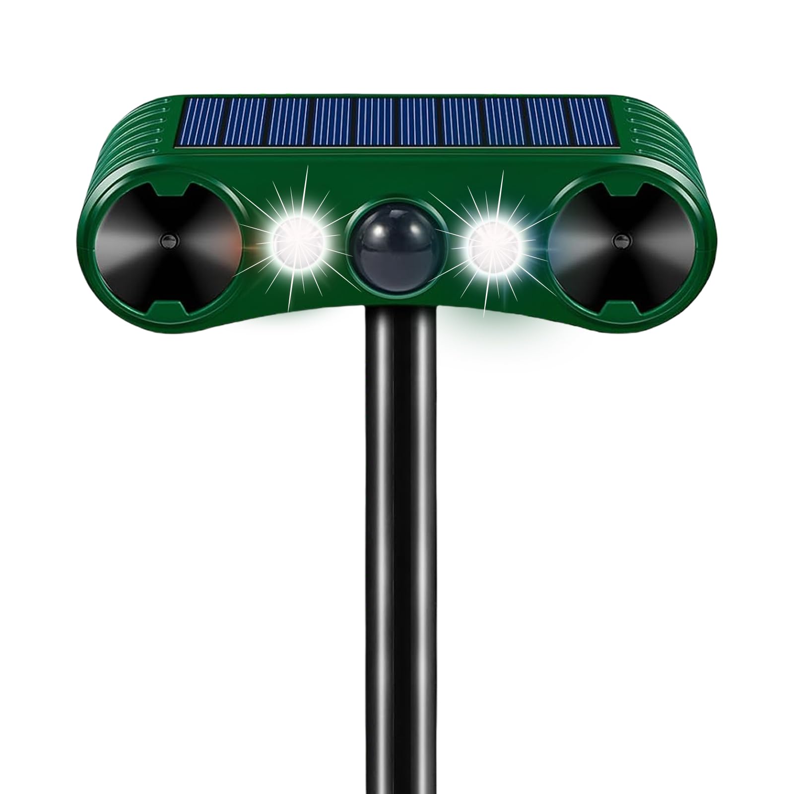 Cat Repellent Deterrent for Gardens UK 2 Modes Ultrasonic Cat Repellent, Solar Rat Repellent