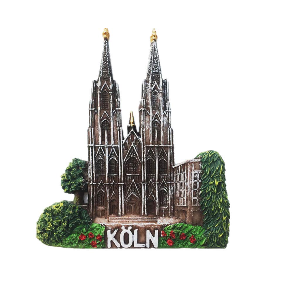 Muyu Magnet Cologne Cathedral Germany 3D Fridge Magnet Souvenir Gift Magnetic Sticker Collection