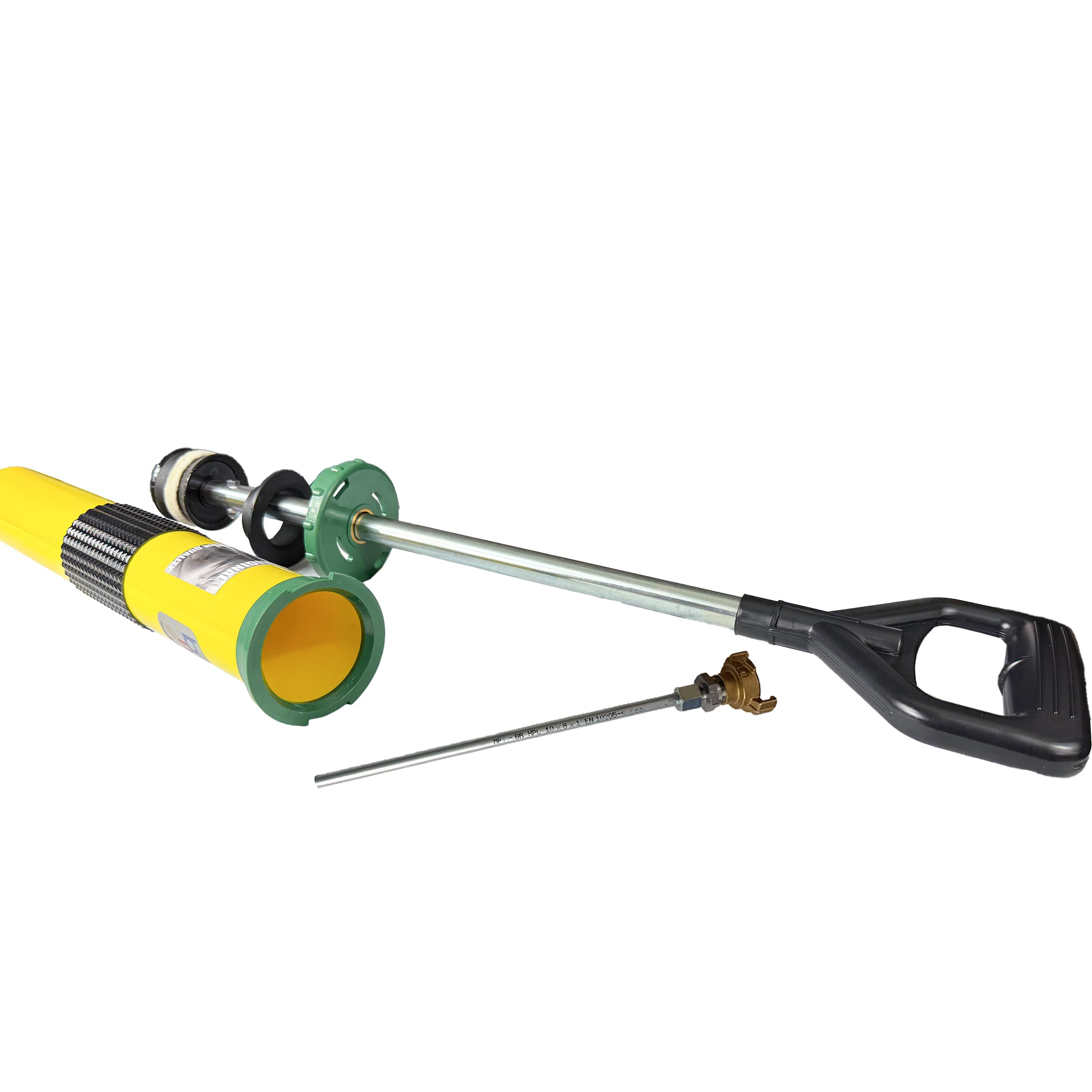 Handmörtelpumpe Handpumpe GEKA + Lanze Abdichtung 10 mm für Mörtel und Injektionscreme - Mörtelspritze Mörtelpumpe Fugenpresse Mörtelpresse ideal für Abdichtung & Fugenfüllung Injektions SET