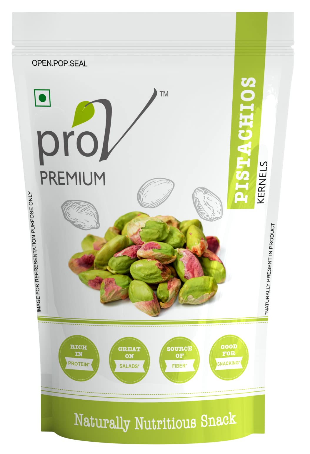 ProV Premium - Pistachio Kernel | Deshelled Pistachios | Natural Antioxidants & Protein Rich | Natural Nutritional Powerhouse (B09WR43FQ2) Amazon Price History, Amazon Price Tracker