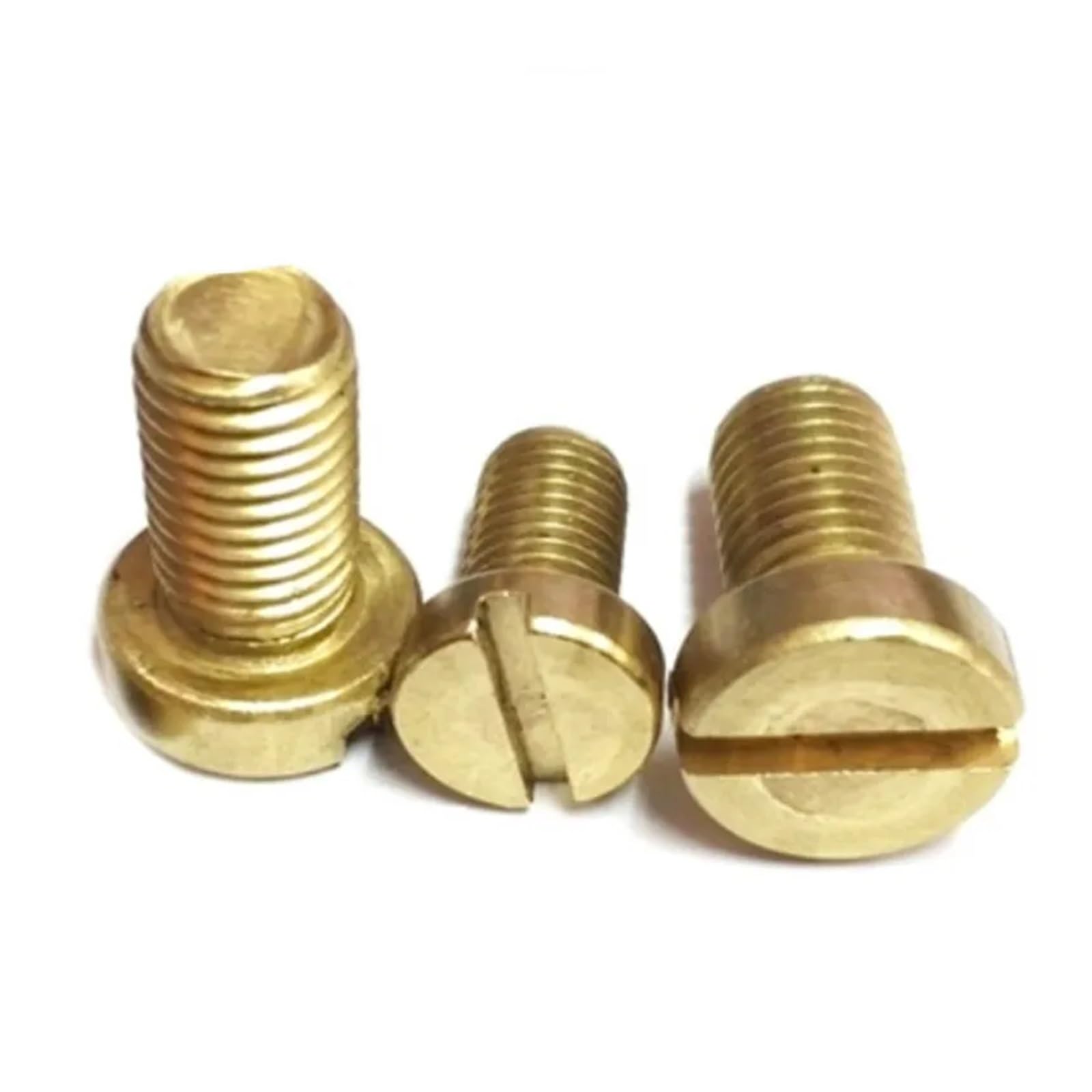 2-20 pezzi M1 M1.2 M1.4 M1.6 M2 M2.5 M3 M4 M5 M6 M8 M10 *L DIN84 Ve a testa di formaggio con intaglio in ottone Ve in ottone Bullone in ottone