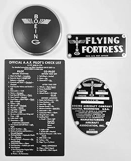 Boeing Grouping for B-17 Flying Fortress, WWII Vintage Aviation