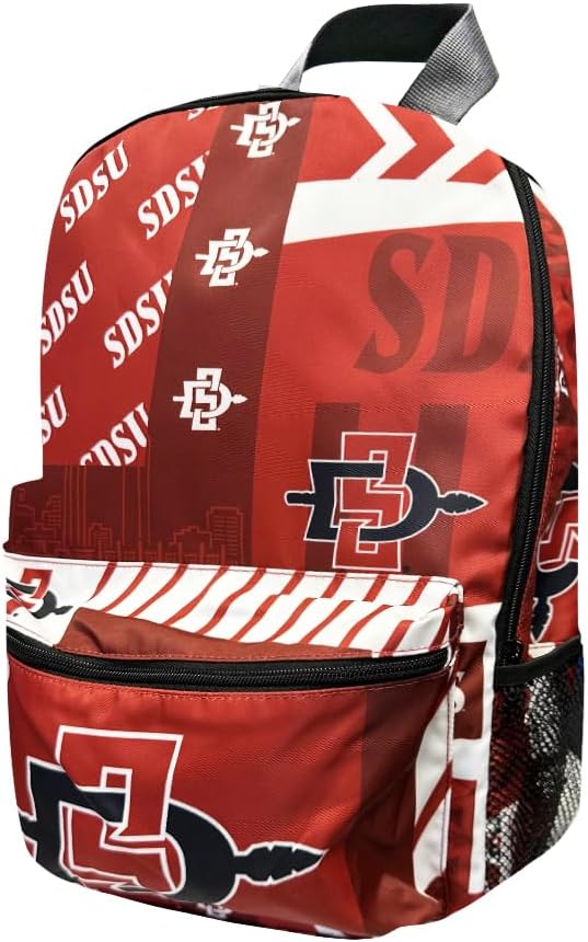 Pro Specialties Group San Diego State Aztecs b2s Backpack TM1883 Durable, Spacious, and Stylish Gear for Hiking, Travel, and Everyday Use For adult