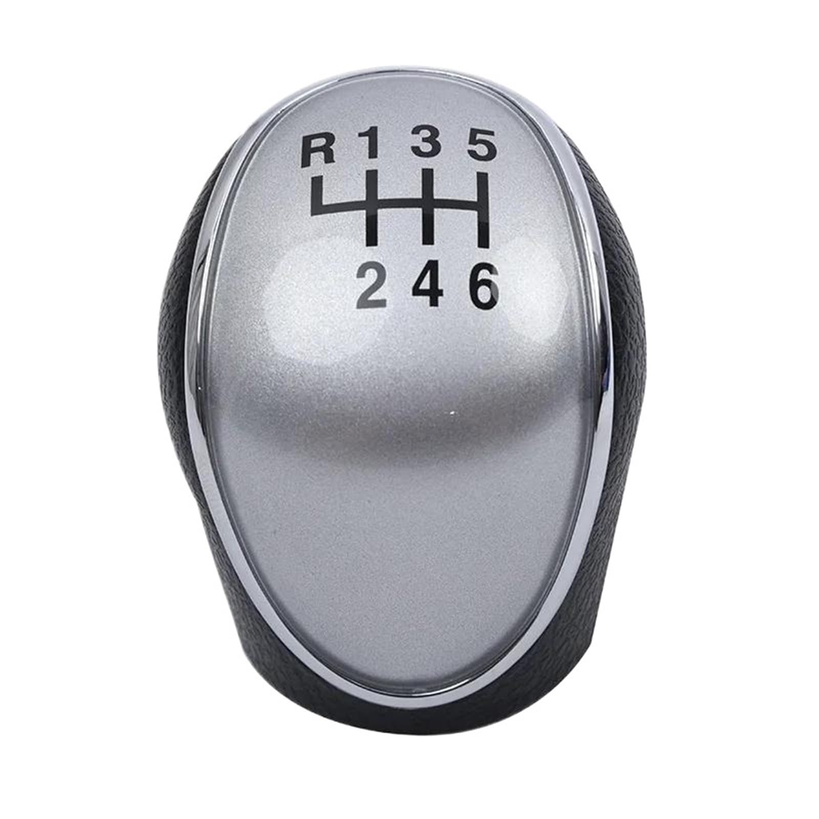 Uieowhn Silver Cover 6-Speed Gear Shift Knob Covers 6-Speed Car Gadget Gear Shift Knob For Hyundai For Ix35(Silver Cover 6-Speed)