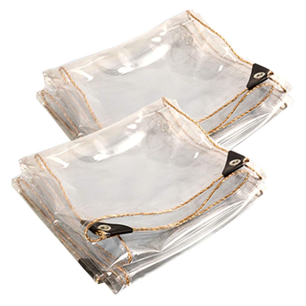 Tela impermeable de PVC OKUOKA de 3x3m para lona exterior transparente de balcón