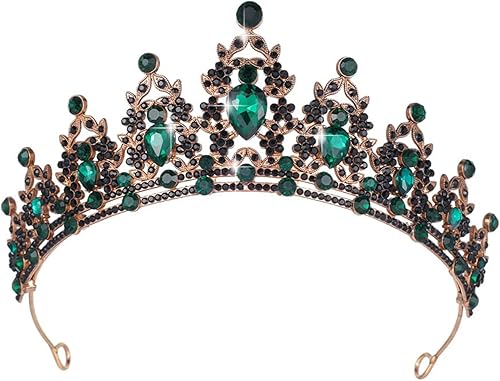 Miniatura 229 de Kamirola - Corona de reina y tiaras corona de princesa para mujeres y niñas, diademas de cristal para novia, princesa para bodas y fiestas (01)