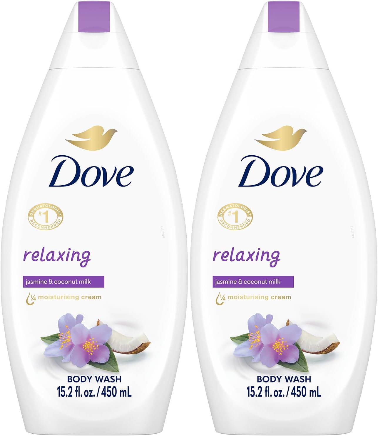 Dove Relaxing Ritual Lavender Oil And Rosemary Extract Body Wash (1 Pack 500Ml)