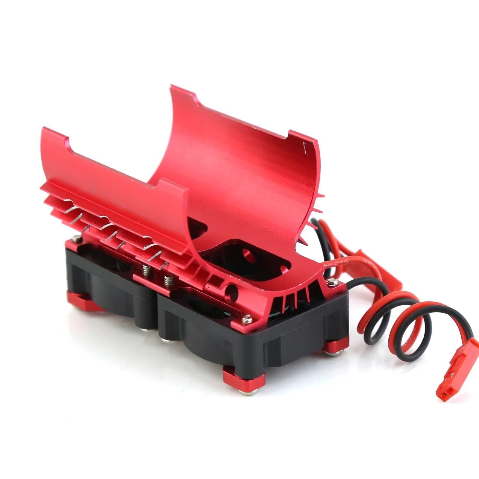 RC Upgrade Accessories for Axial for SCX10 for Traxxas for TRX4 for Tamiya 1/8 1/10 RC Car 540 550 3650 3660 3670 Motor Heat Sink Cooling Fan 36mm Motor(Red)