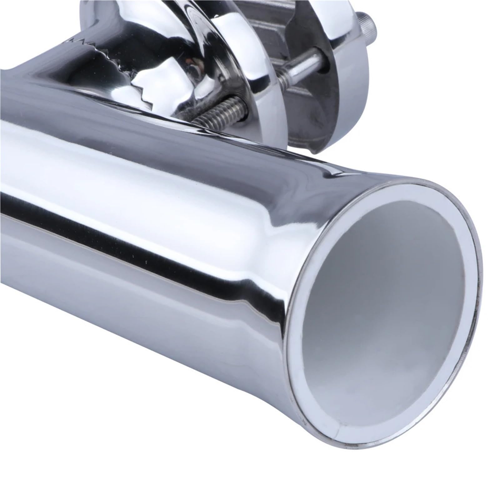 CañEros para Barco Abrazadera for caña de Pescar for Barco, Soporte Ajustable Acero Inoxidable for Tubo Aparejos Pesca 1-1/4 "a 2", 2 uds