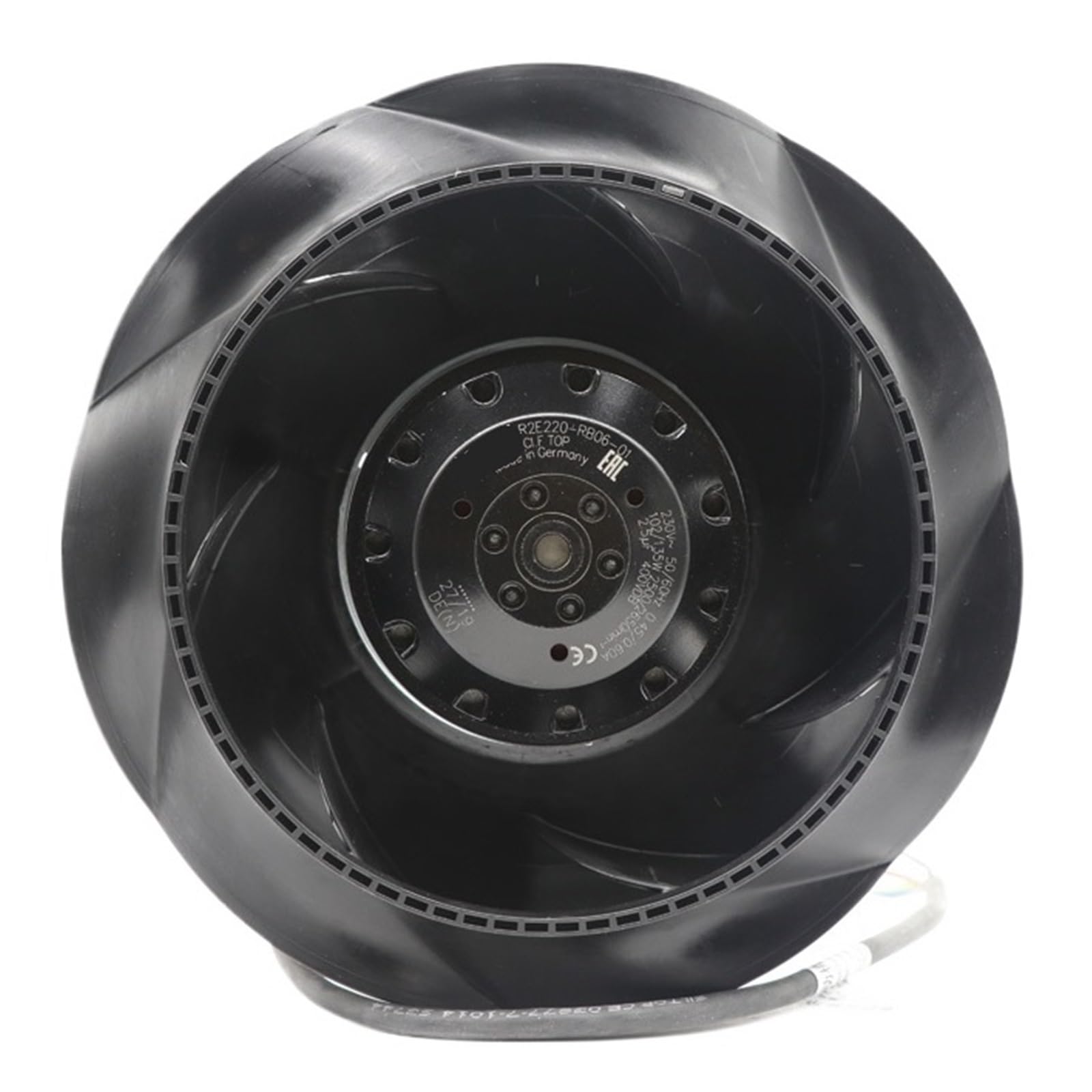 KSZHZYMGX R2E220-RB06-01 0.45A 220mm 102W 230V AC IP44 2500RPM Cooling Fan