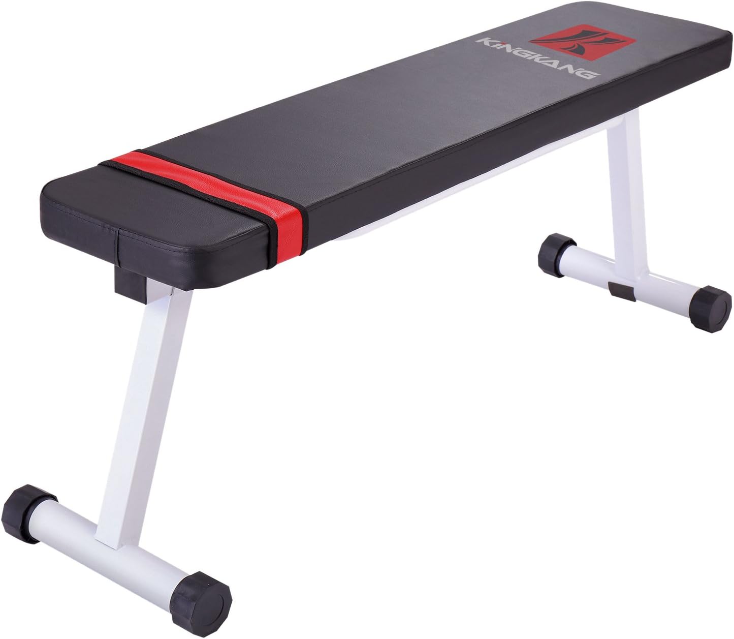 K KiNGKANG Flat Weight Bench Versatile Sit Ups Home Fitness Workout Strength Training Equipment