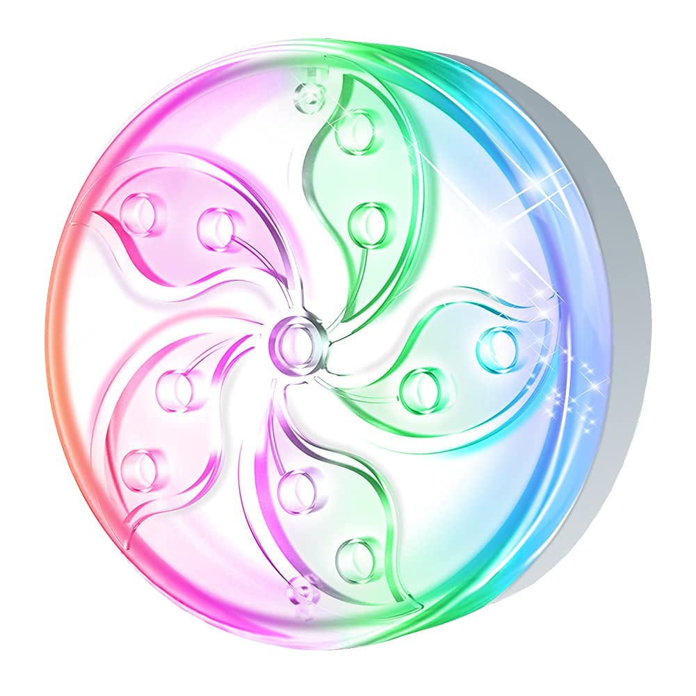 Diving LED Pool Lights, Color-Changing Underwater Pond Lights with Remote Control, Magnetism, Suction Cups, Suitable for Swimming Pools, Ponds, Fountains, Aquariums, Party Decoration, 2