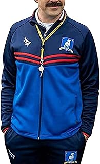 Men Ted Lesso Jason Sudekis Brndan Hunt Blue Football Coach Track Suit Jacket