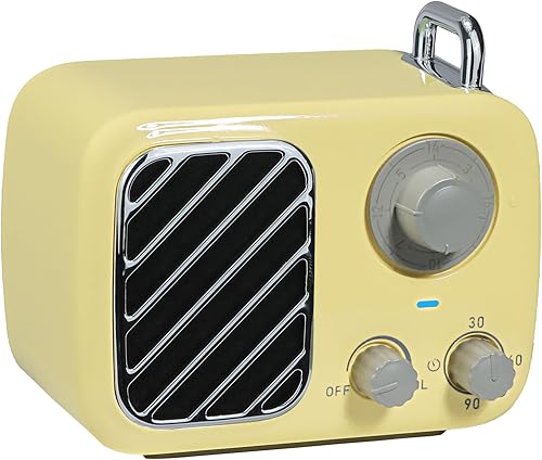 Máquina de ruido blanco de estilo vintage, dispositivo portátil de sonido para dormir con 16 sonidos relajantes, temporizador y volumen continuo,