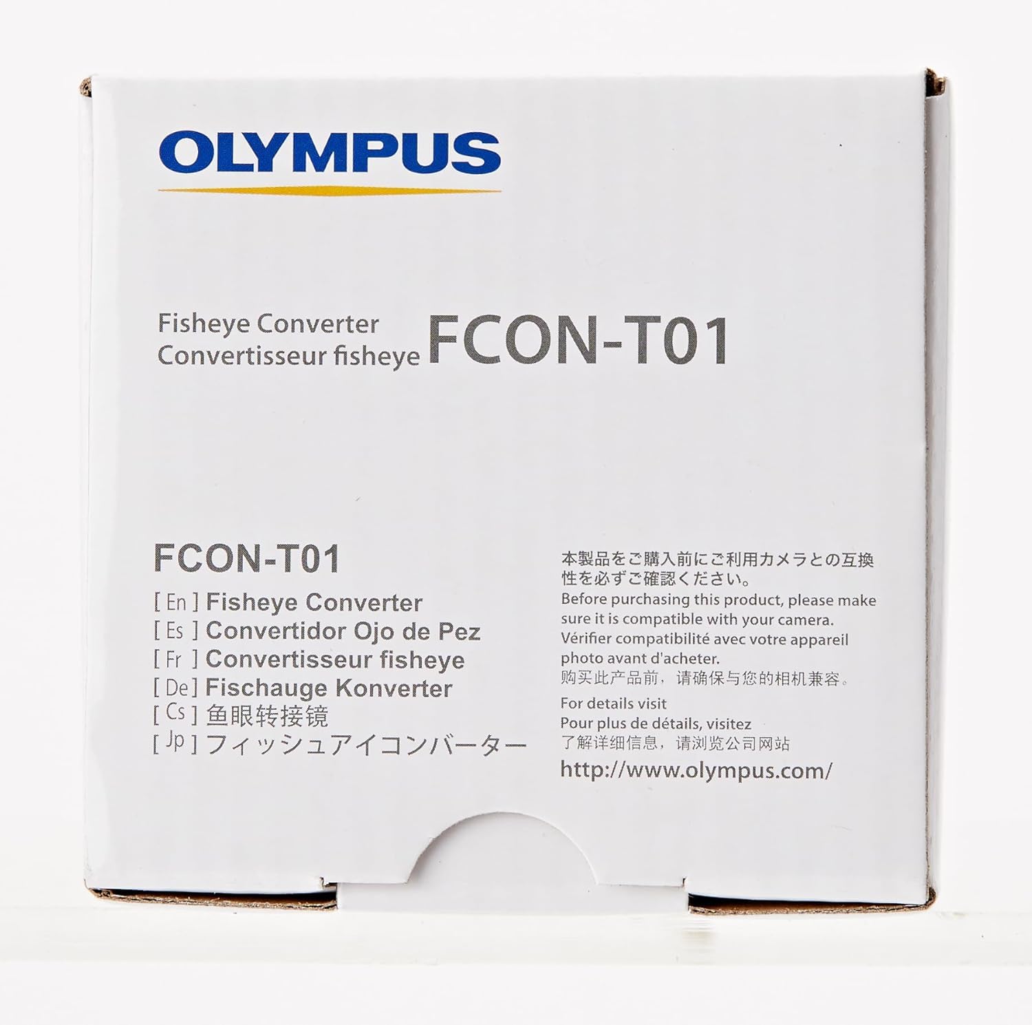 Olympus - Convertidor FCON-T01 Ojo de Pez para TG-1, Negro