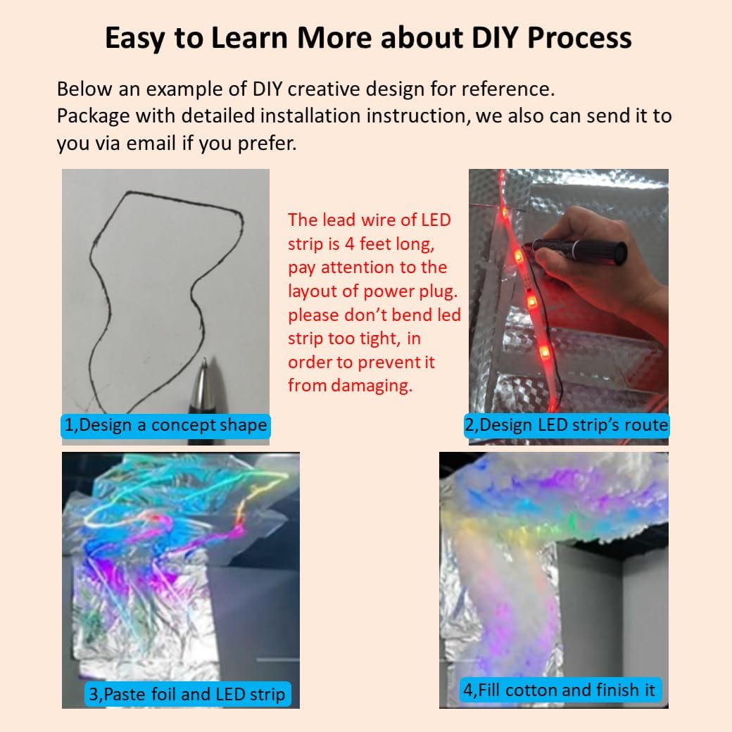 Smart 3D Thundercloud LED Light,Colorful Atmosphere Changing Sync with Music,DIY Creative Cloud Light for Ceiling Gaming Room Bedroom Bar Club Decor,Recommended Layout 10 to 11 Square Feet