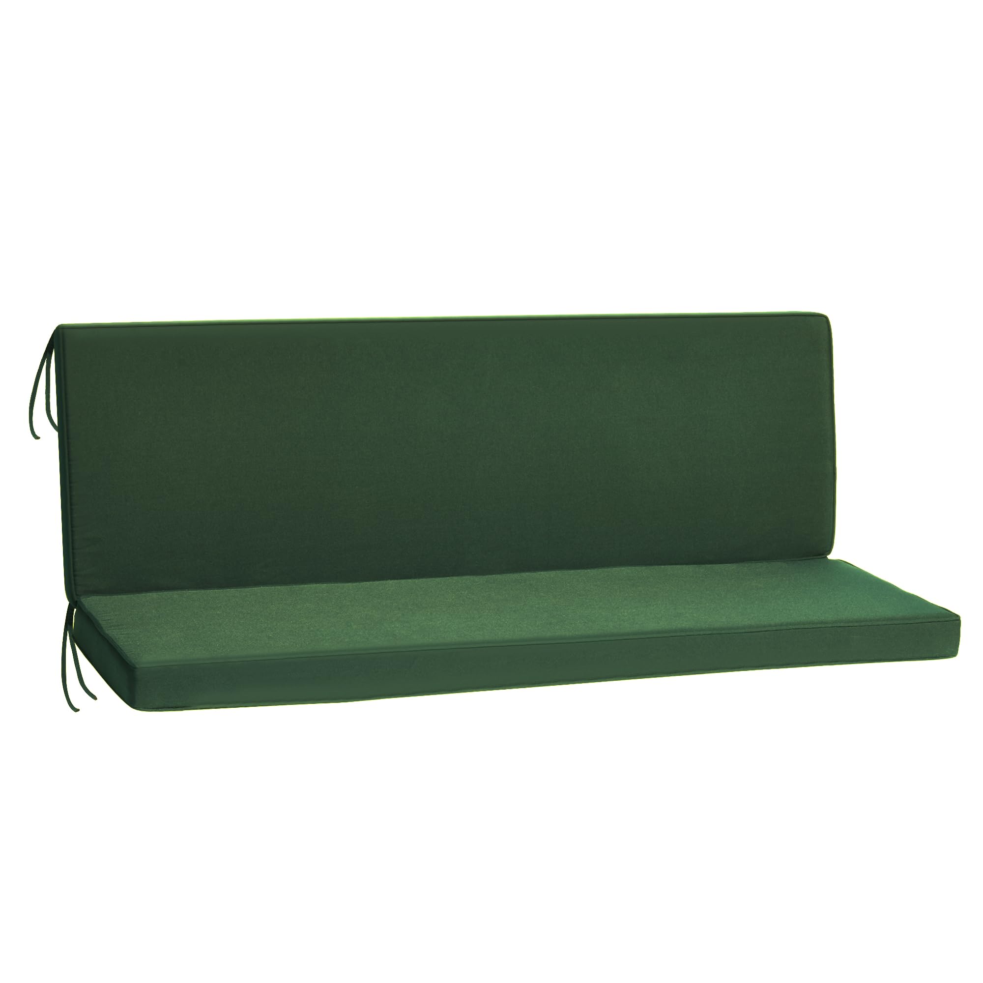 TimesGate Outdoor Porch Patio Swing Cushions, Outdoor Bench Cushion, High Elastic Sponge Filling,Using Fade Resistant Waterproof and Wear Resistant Fabric, Replaceable (60"x40", Green)