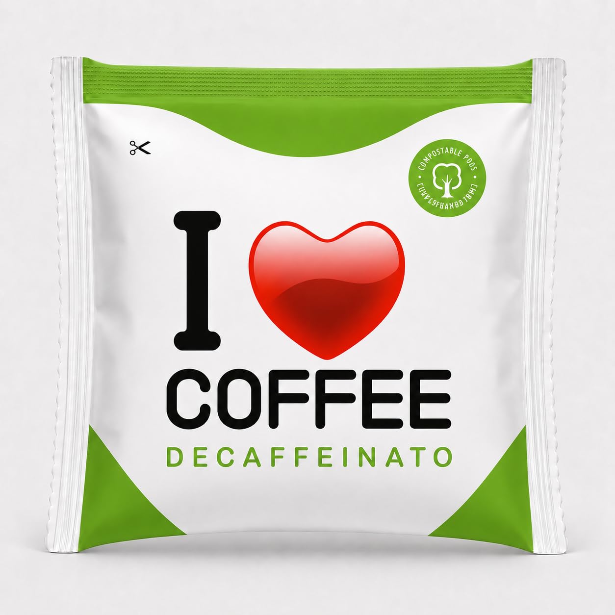 I Love Coffee Cialde Miscela Decaffeinato, Box da 1050 Cialde