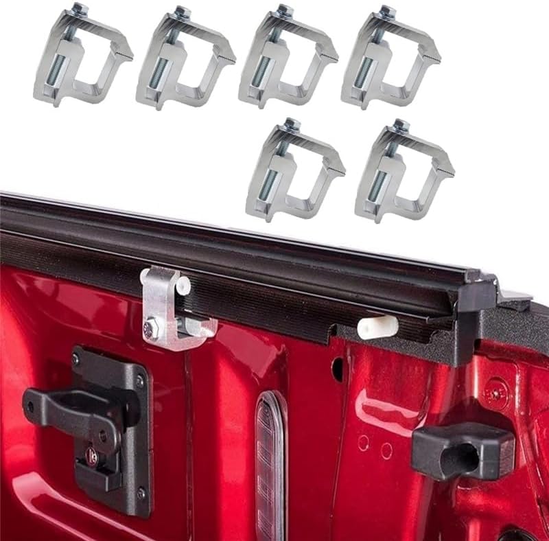 トラックキャップマウントクランプ、ヘビーデューティーキャンパーシェルクランプ1500/2500/3500に適合、