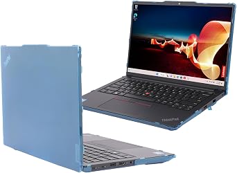 mCover Hard Case ONLY Compatible for 2023-2025 14" Lenovo ThinkPad E14 Gen 5 / Gen 6 Windows Notebook PC with 180 Hinge, NOT Fitting Any Other Lenovo Models - Aqua