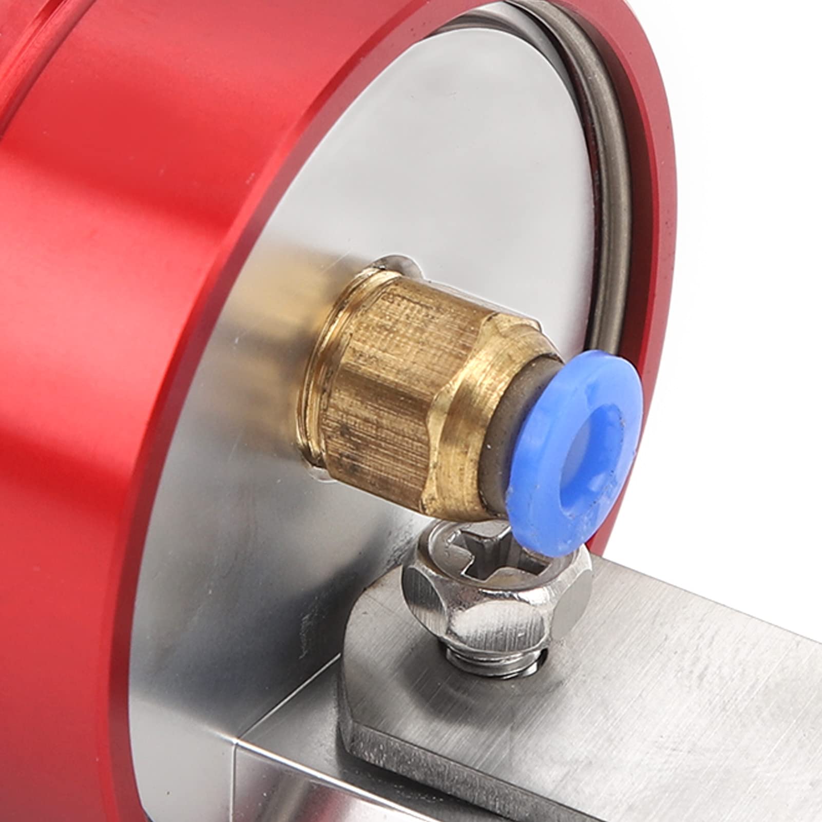 Oliatore Catena Moto, Lubrificatore Catena Moto Robusto Oliatore Catena Durevole (Rosso)