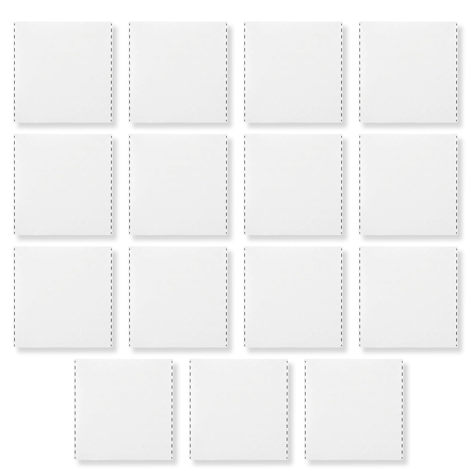 YUNTRUN 15 Pcs Air Bed Repair Patch Kit, Pool Airbed Repair Kit, 7.5 x 7.5cm Self Adhesive PVC Waterproof Tape for Inflatable Pool Air Mattress Bouncy Castles (Clear)