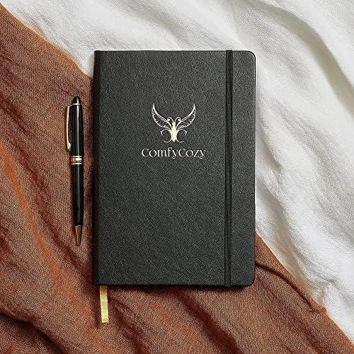 ComfyCozy A5 Leather Notebook Pen Set | Luxury Journal Notepad Diary Stationary Gift Sets | Gifts For Women Men Birthday Anniversary Him Her Mum | Notebooks Notepads Journals Note Pads | 192 Pages