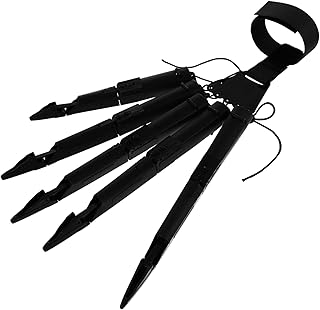 Toyvian 1Pc Patas De Halloween Luvas De Caveira Fantasias De Halloween Luvas De Cosplay Brinquedo De Brincadeira De Halloween Decorações De Esqueleto De Halloween Ossos De Esqueleto De