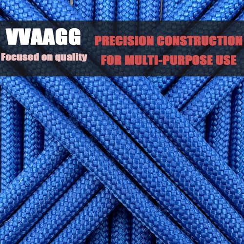 VVAAGG 550 Paracord 200 Pés - 4 Mm Leve E Durável Corda de Acampamento, Corda de Barraca, Corda de P