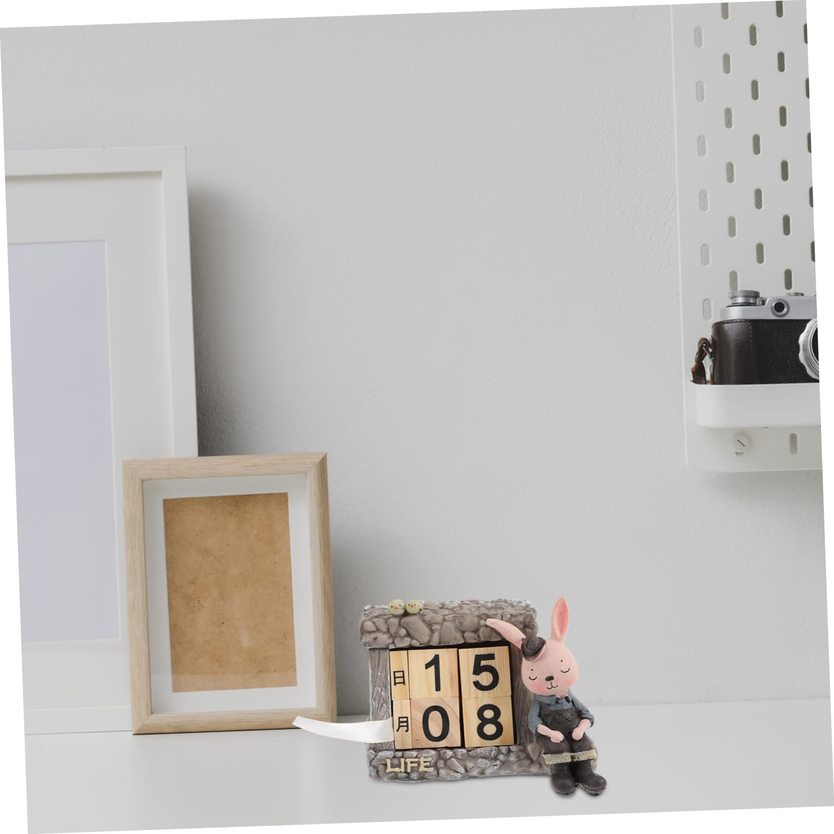 3pcs Calendario Tavolo di Nozze Decor Conto Alla Rovescia Blocchi Natale Cerimonia di Nozze Decorazioni Dinning Tavolo Decorazione di Natale Ornamenti Ufficio Coniglio Blocco di Legno di beneficenza
