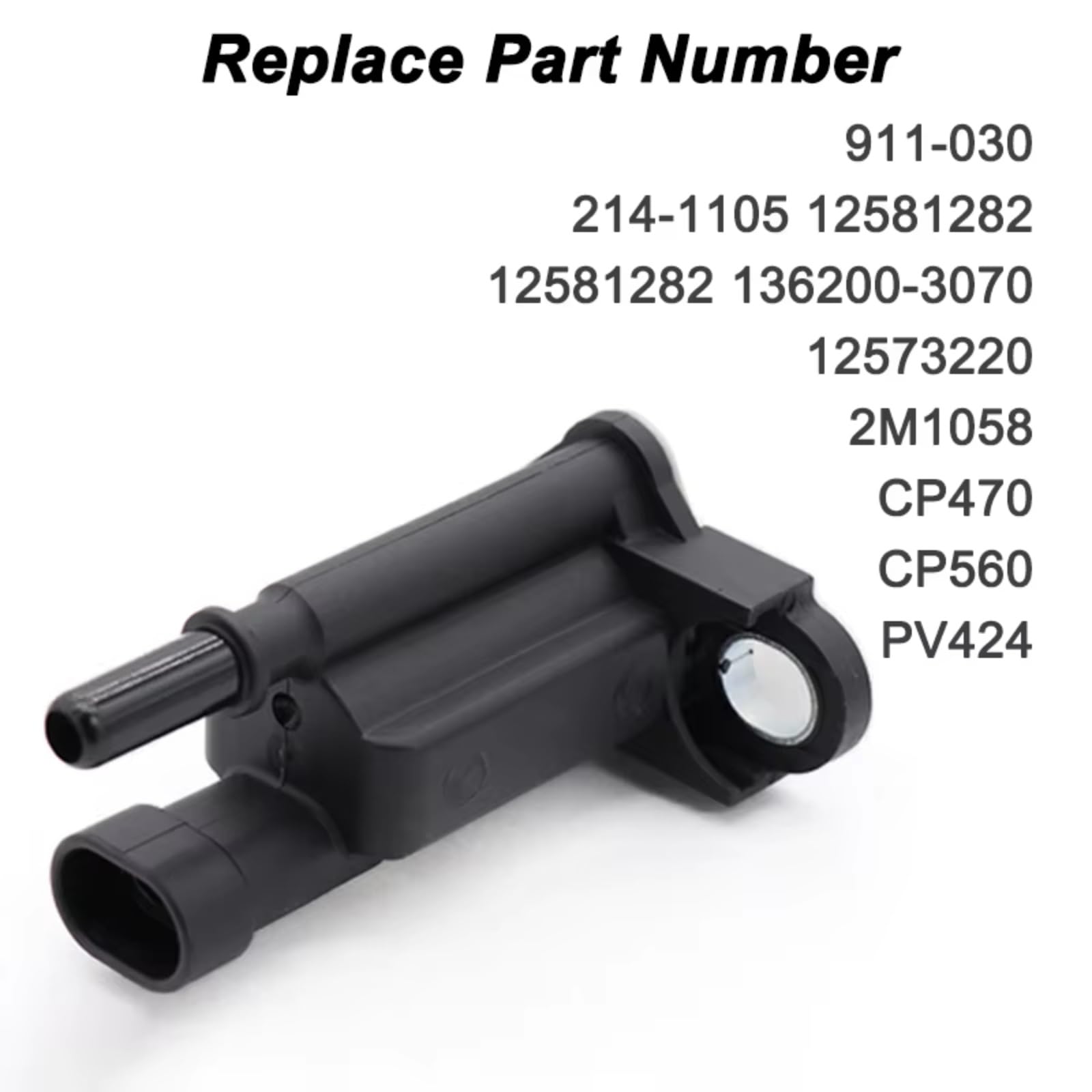 Soupape de Purge du réservoir de Vapeur Compatible avec Chevrolet Avalanche, Suburban et Tahoe ; électrovanne de Purge du Canister d'émission de Vapeur ; référence 911030 12581282