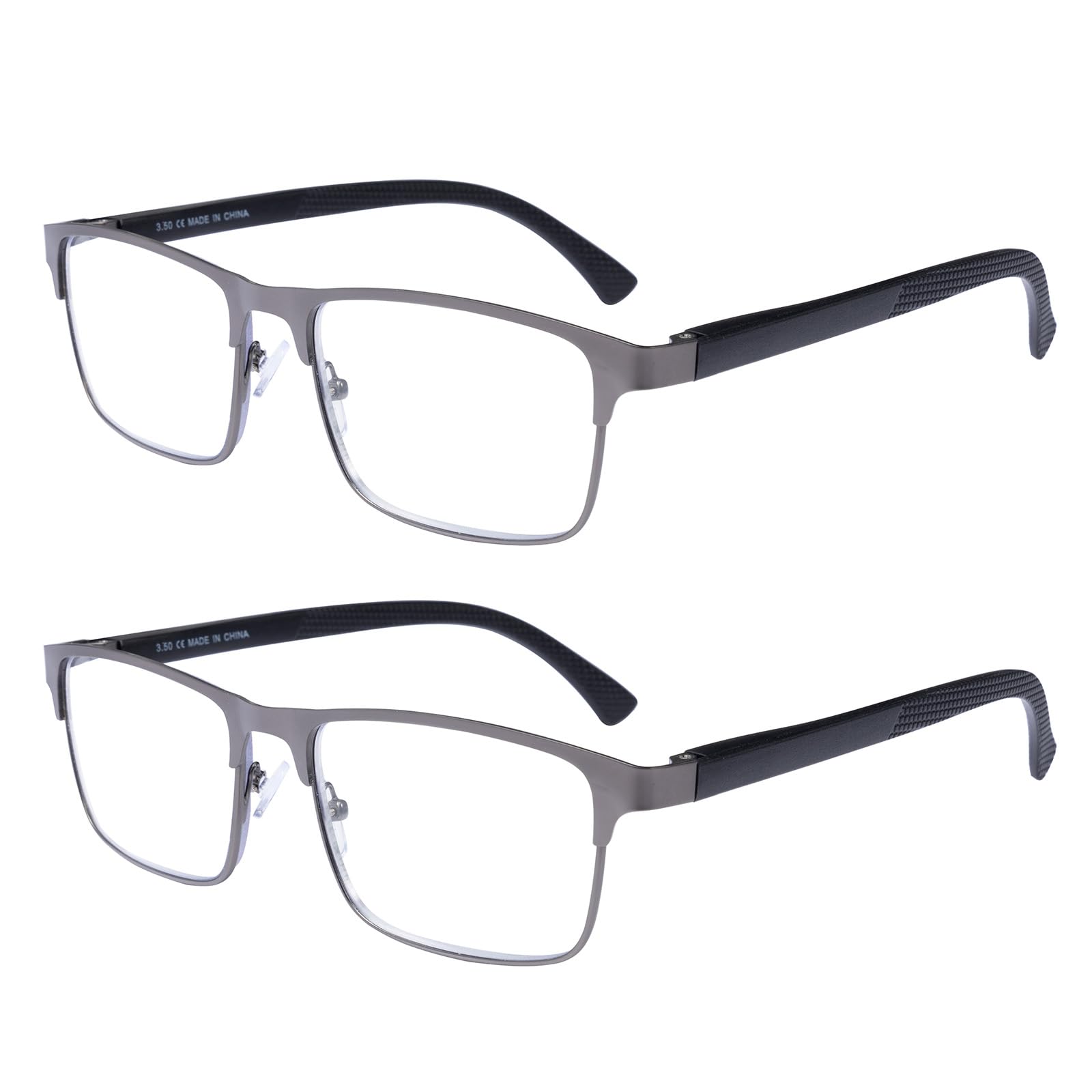 Blue Light Blocking Glass, computer, reading glasses, quality metal frame with clear lenses, anti-headache and eyestrain