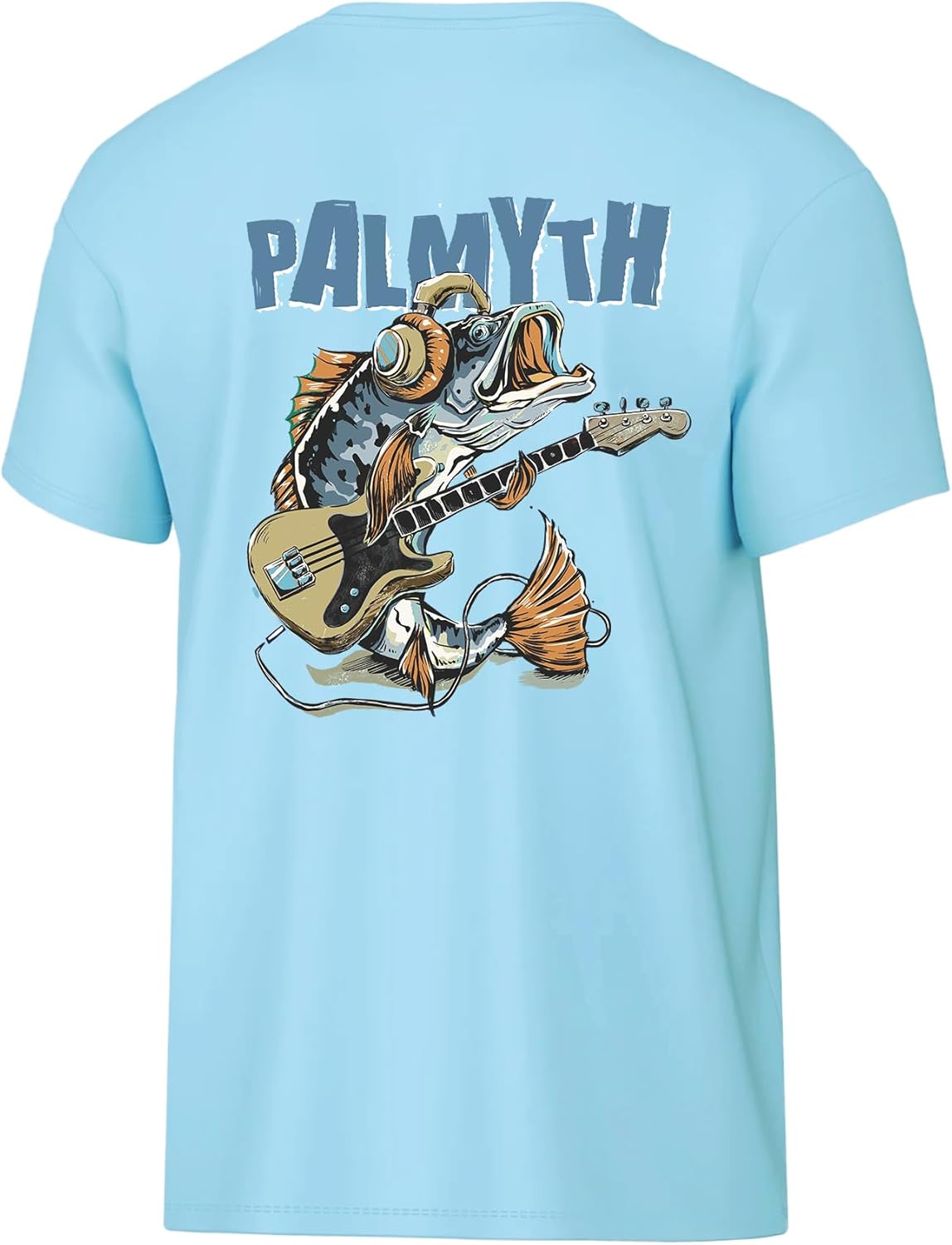 Palmyth Boys Fishing Shirt Short Sleeve UPF 50+ Youth T-Shirt Sun Protection Tee