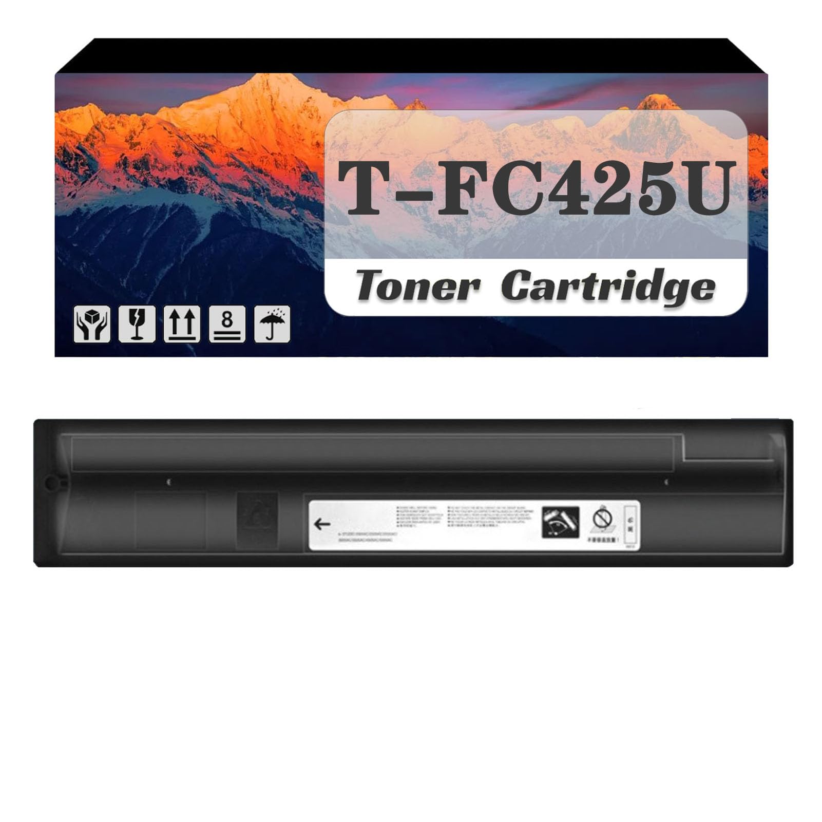 ZHJQDS T-FC425U-K T-FC425U-M T-FC425U-Y T-FC425U-C High Capacity Toner Cartridge Compatible for Toshiba E-Studio 2525AC 3025AC 3525AC 4525AC 5525AC