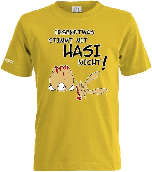 Jayess IRGENDTWAS STIMMT MIT HASI Nicht Kids TShirt by Kids Gr. 98/104152/164 Amazon.de