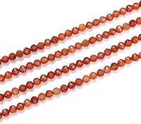 Vista 10 de Adabele - 1 hebra de piedra preciosa curativa natural de lapislázuli crisocola de 0.118 in (0.12 pulgadas), cuentas sueltas redondas facetadas