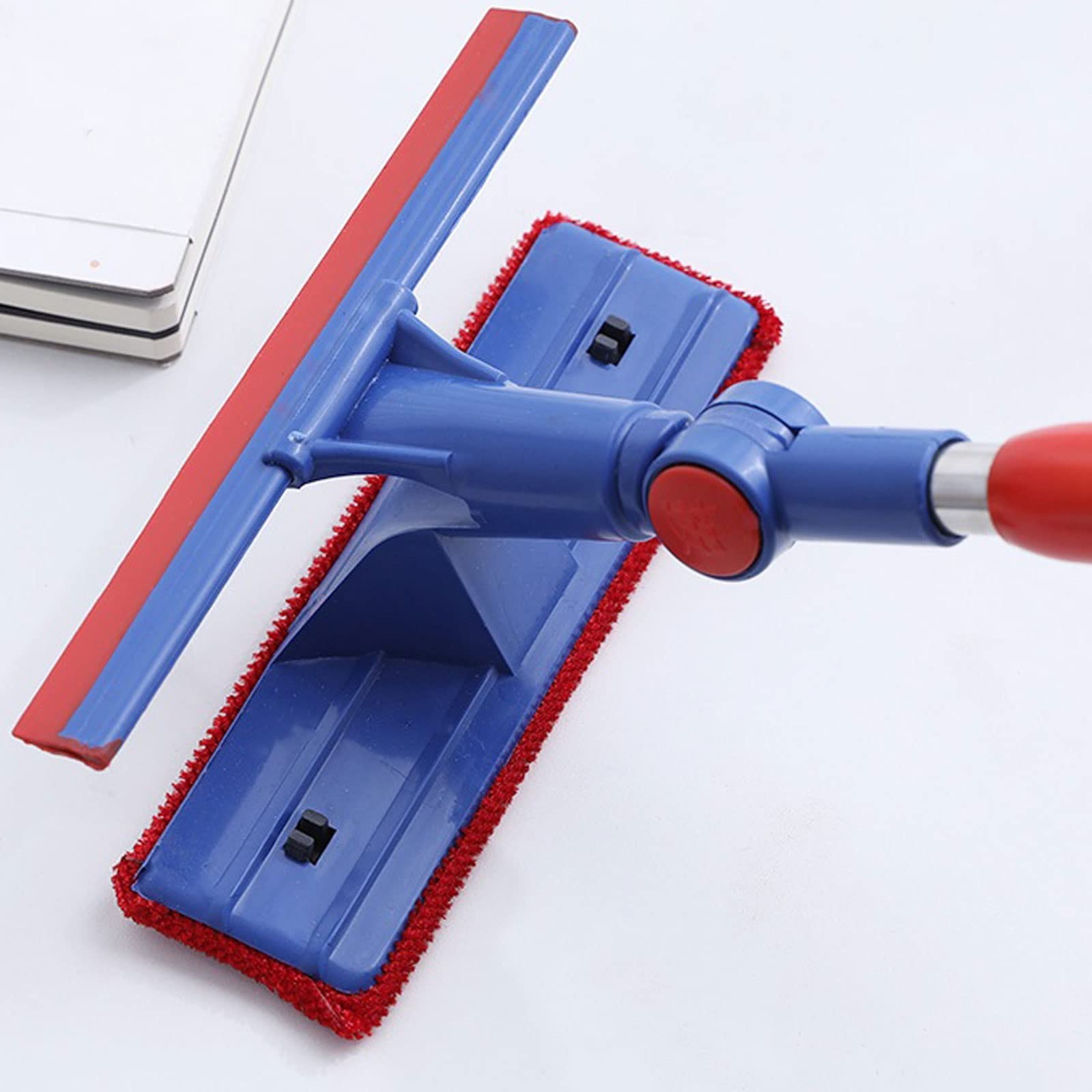Rasquetas para Ducha, Rascador Azul del Cepillo de Limpieza enjugador la Ducha 2 en 1 con manija Larga Ajustable for el Cuarto baño