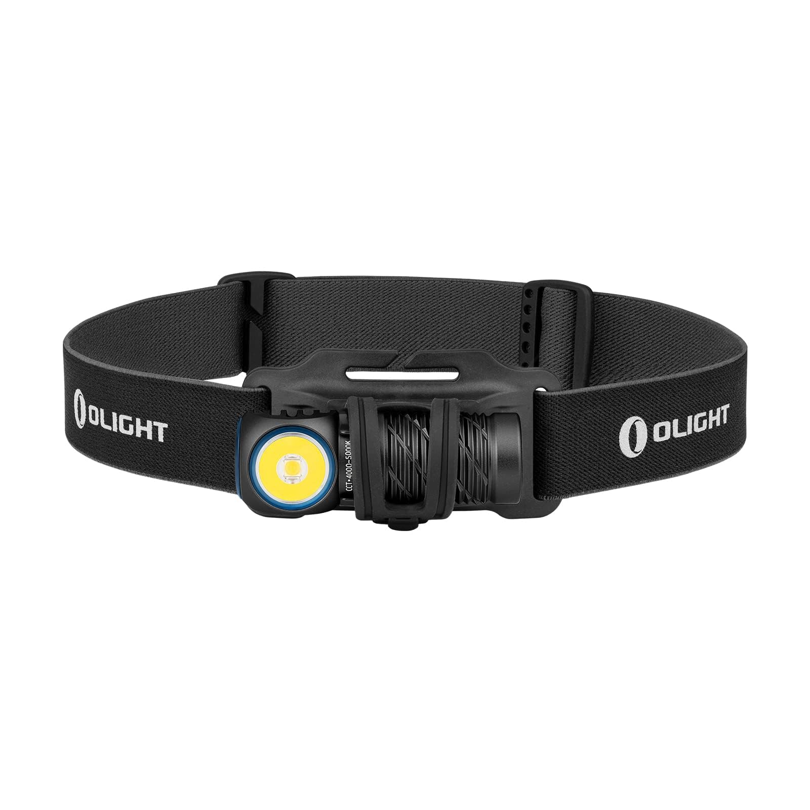 OLIGHT Perun 2 mini Lampada Frontale LED 1100 Lumen Torcia Elettrica Ricaricabile 5 Livelli di luminosità, Regolabile a 180° per Corsa, Jogging, Campeggio, le segnalazioni di emergenza (Nero NW)