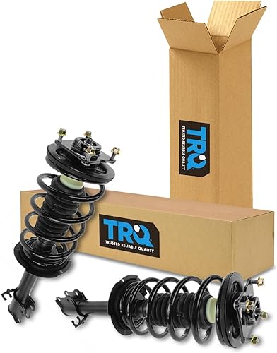 Miniatura 80 de TRQ - Conjunto de puntal delantero y resorte helicoidal (lados del conductor y del pasajero), para auto