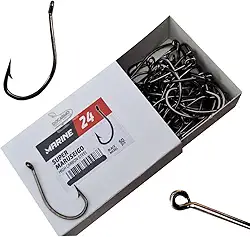 50 Anzol de Pesca Marine Sports Super Maruseigo n° 24 Farpa