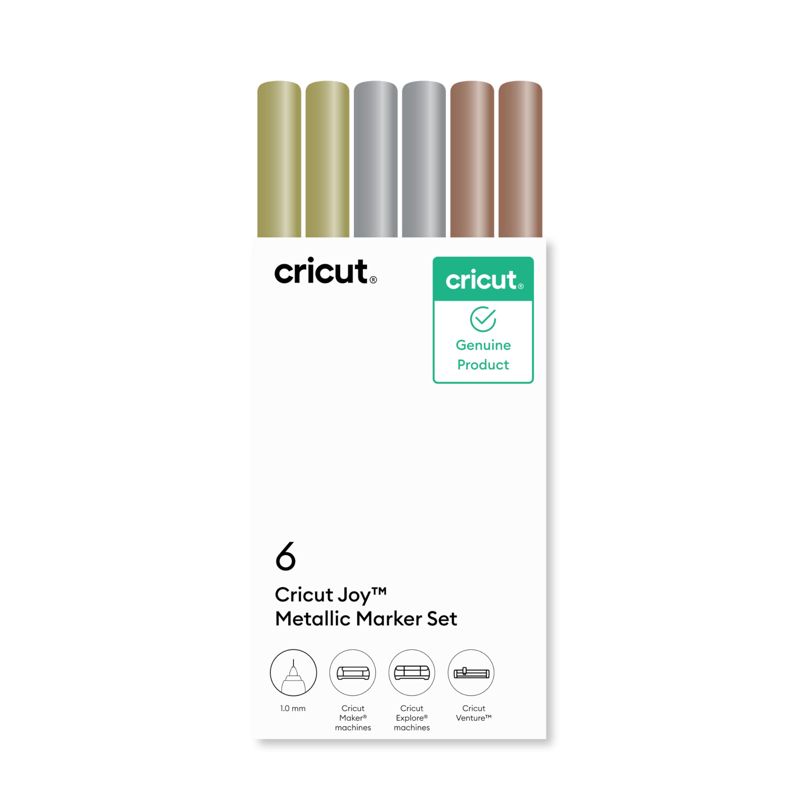 Cricut Joy™ Metallic Marker Set, 1.0 mm (6 ct)