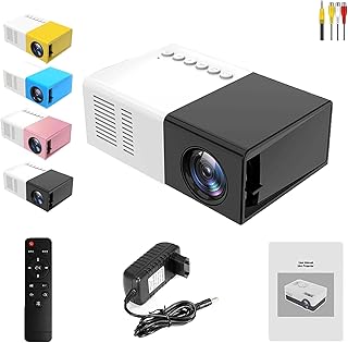 Portaflixx Pocket Projector, 2024 New Small Mini Portable Projector, LED Projector Smart Home Theater Video Entertainment,Portable Phone Projector 1920 * 1080p HD Supported for iOS/Android/Laptop (D)
