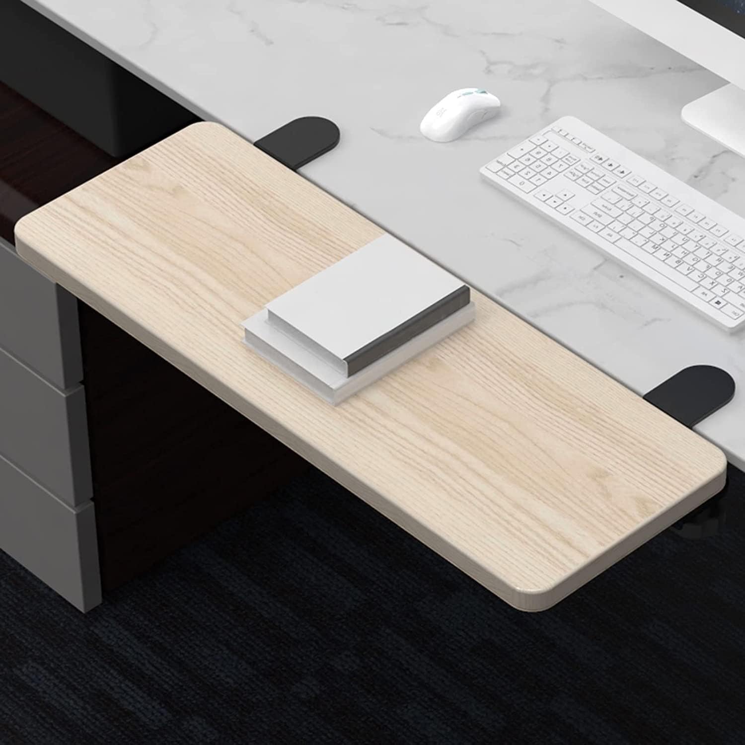 Keyboard Tray Stores Under Desk Clampon Keyboard Tray