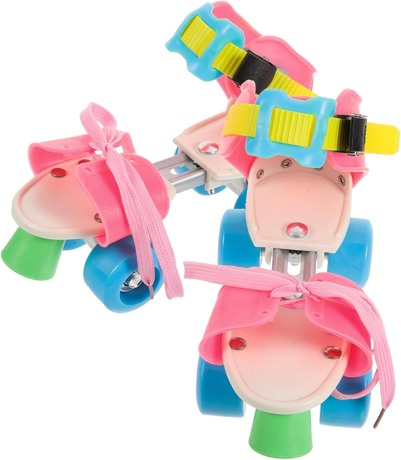 1pair Roller Skating Shoes for Boys and Girls Protective Double Row Skates Lightweight Comfortable for Outdoor Fun for Various Shoe