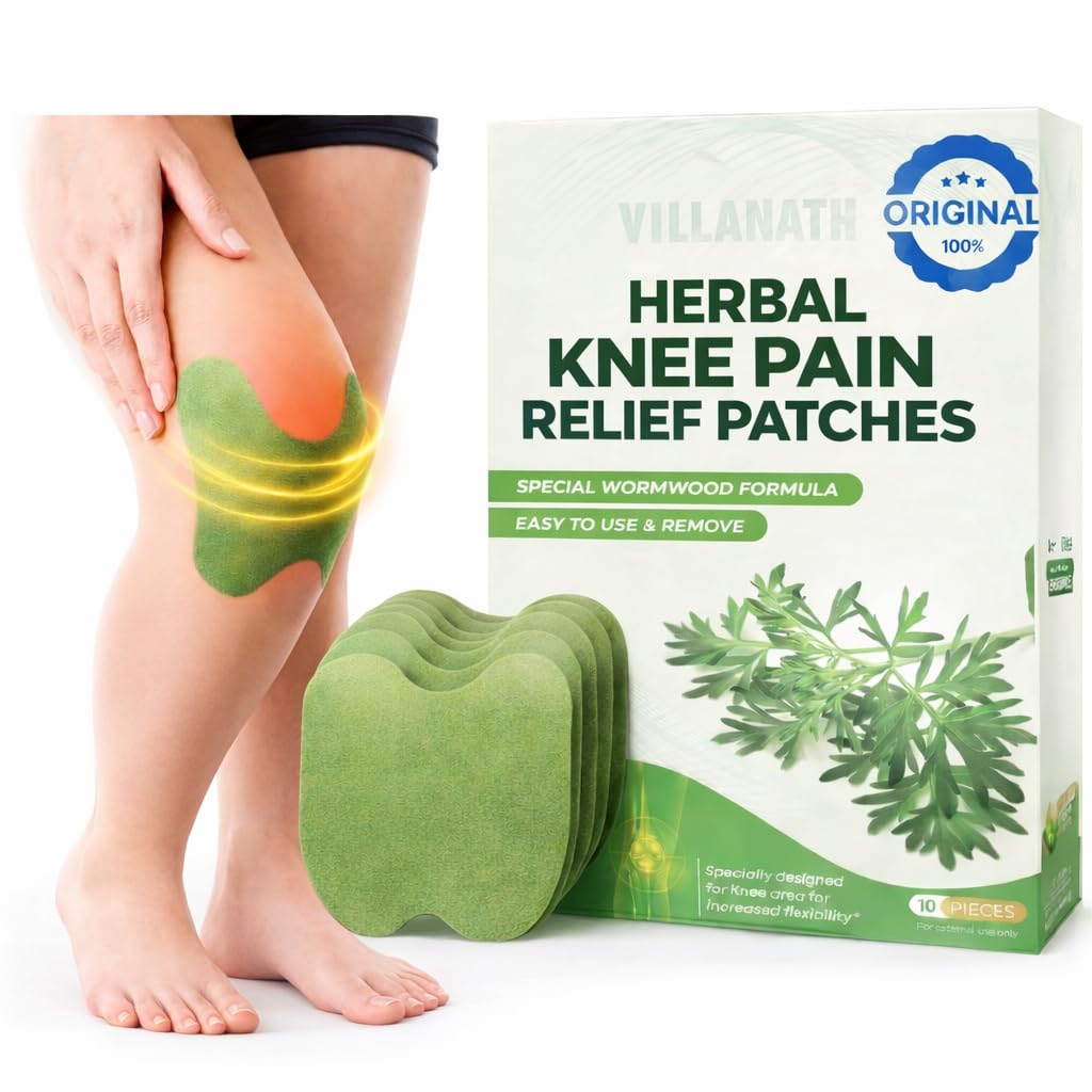 (30 pcs) Herbal Knee Pain Relief Patches Arthritis Inflammation Patch Sticker | Instant Relief from Pain | Joint Pain Relief Products Natural Wormwood Extract Patch for Knee