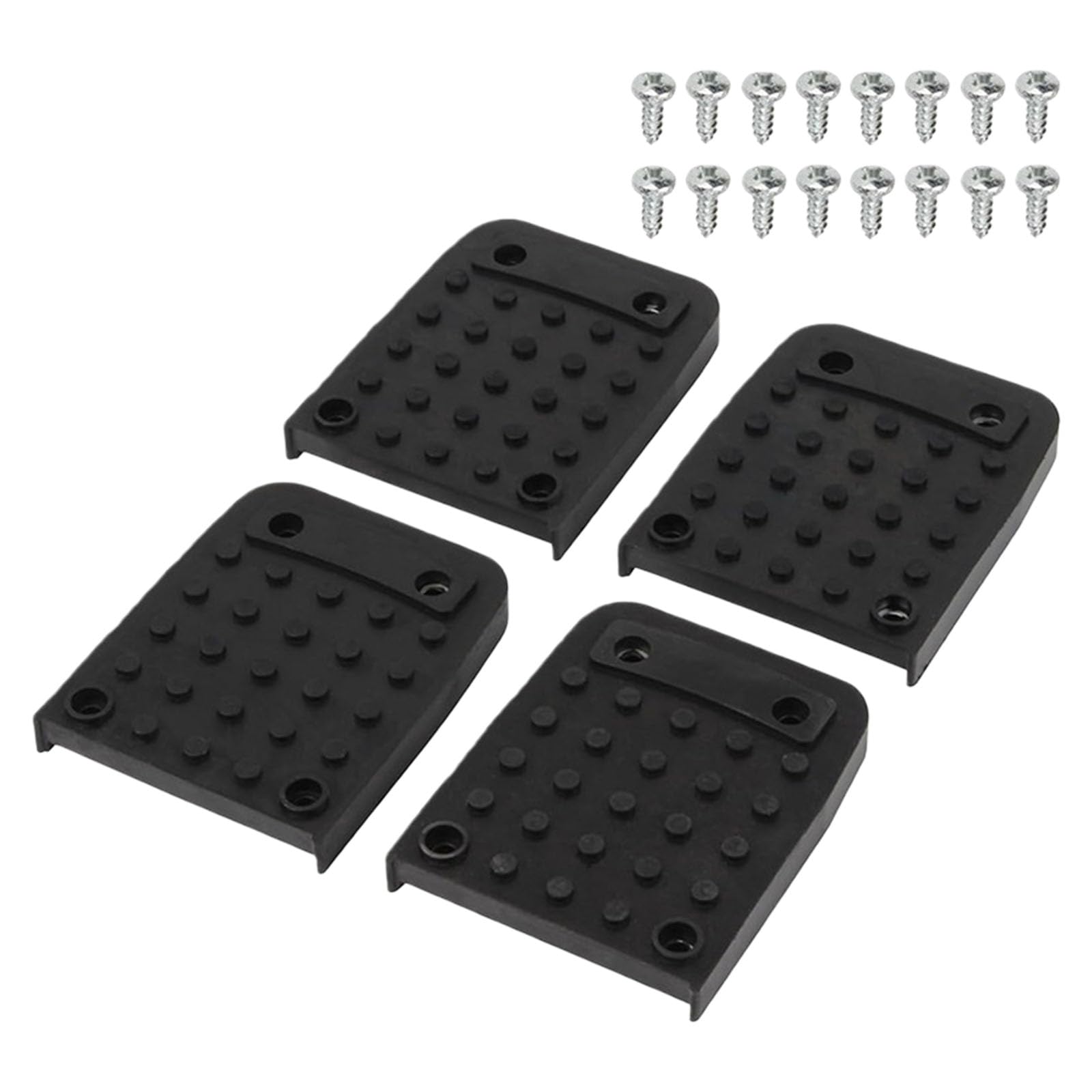 Rubber Stilts Soles Antislip Better Stability Various Applications Comes with 16 Screws Stability Foot Pad