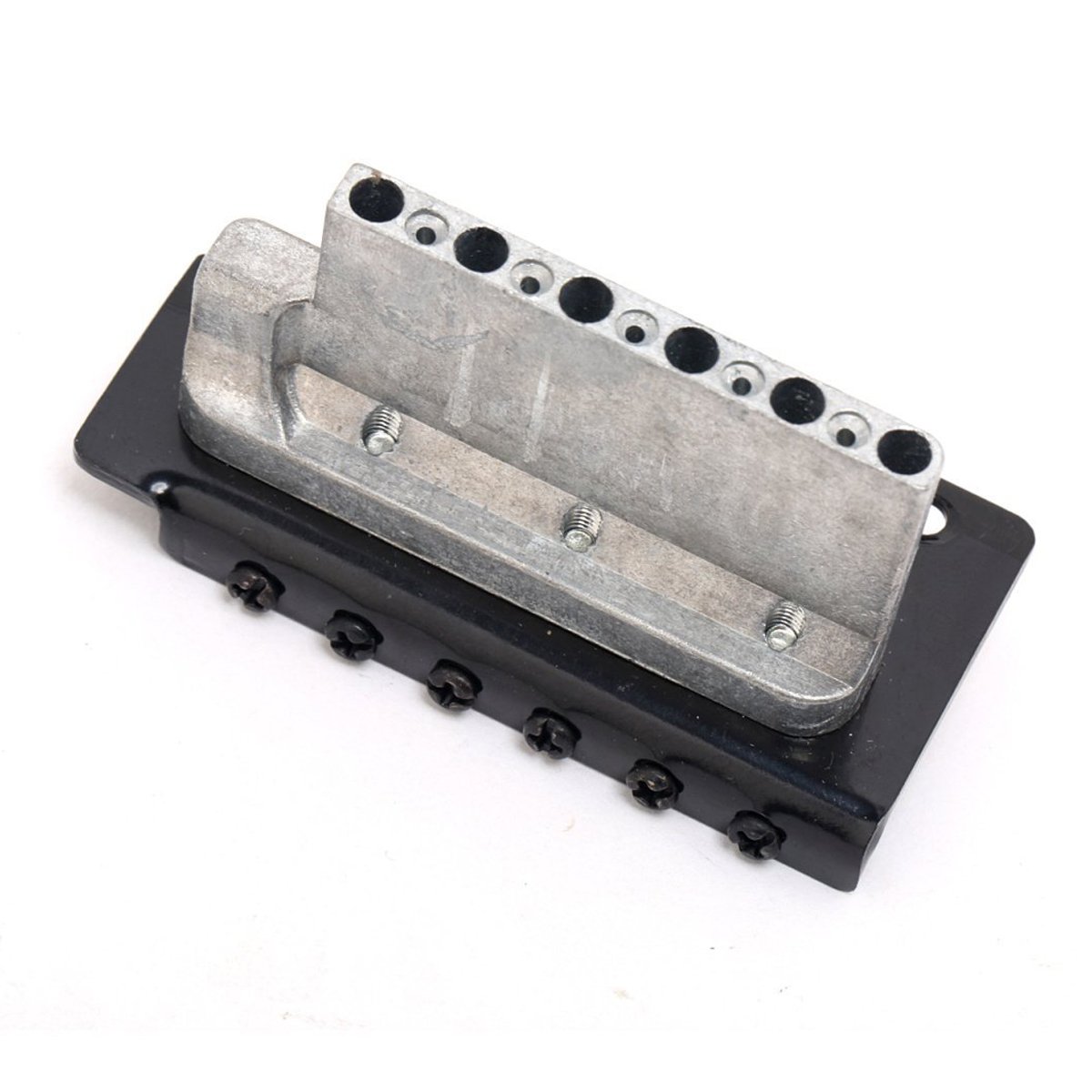 RETYLY Licensed Guitar Tremolo Bridge System Set for Electric Guitar Replacement, Black