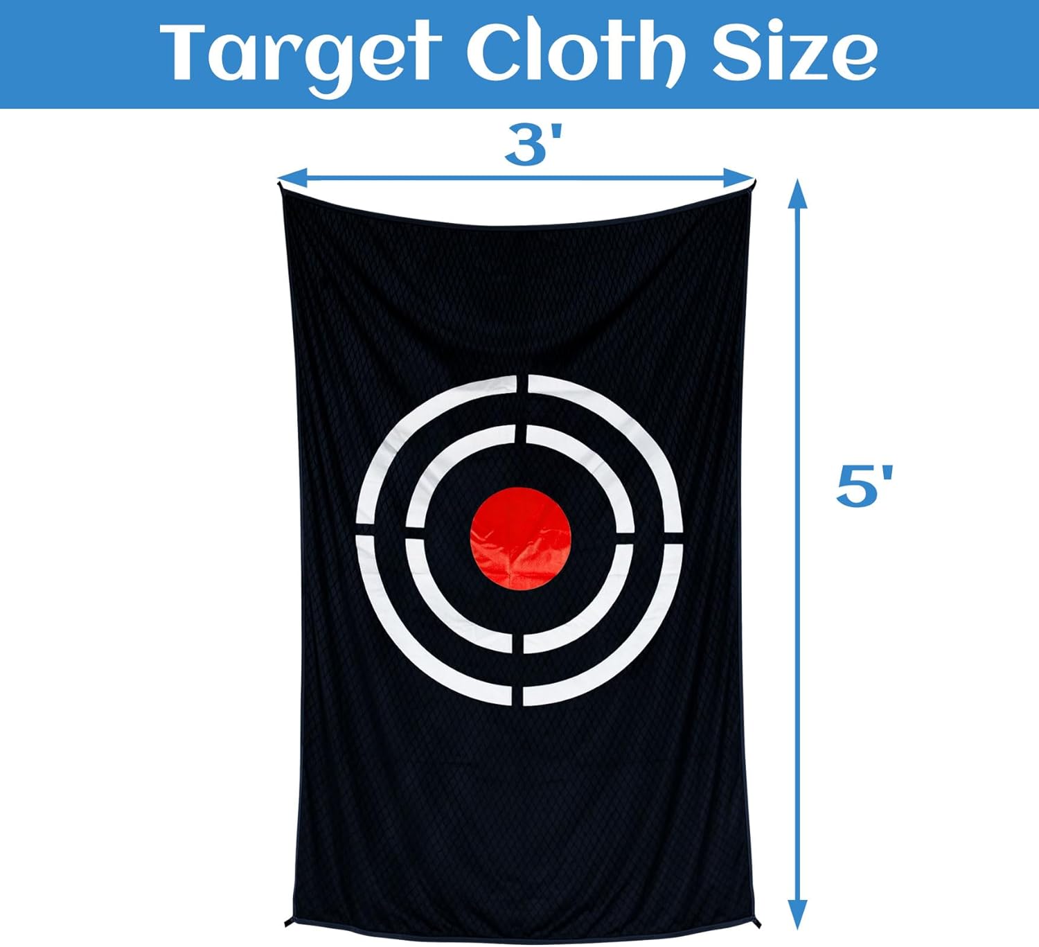Golf Target Cloth for Net Replacement - Enthusiasts and Professional Golfers Practice Training Aids for Garage/Backyard